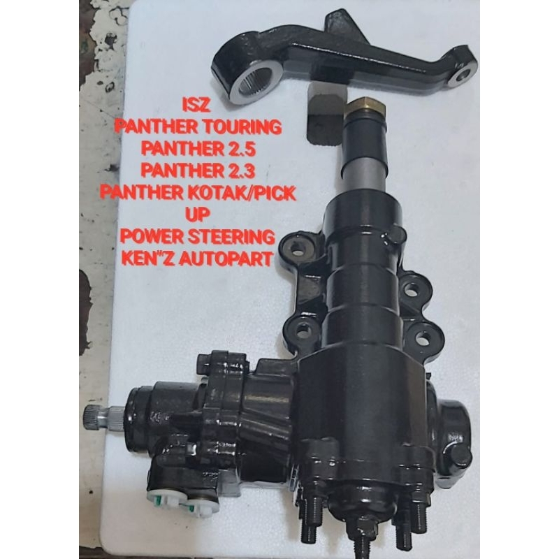 GEAR BOX STEERING WORM STIR POWER STEERING PLUS PITMAN ARM ORIINAL  ISUZU PANTHER 2.300CC ISUZU PANT