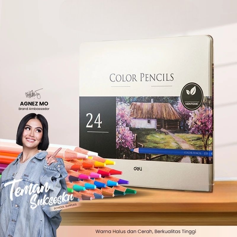 

Deli High Grade Pensil Warna Minyak 48/72 Warna 6567 6568