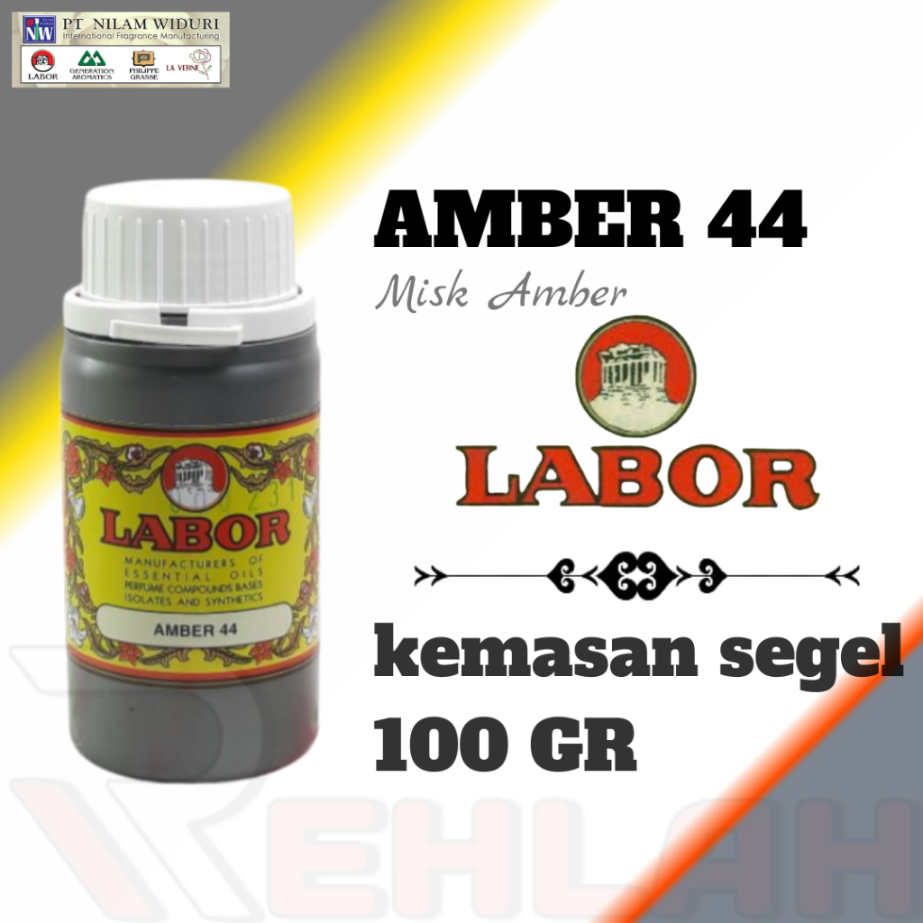 AMBAR 44 (MISIK HITAM) BY LABOR KEMASAN SEGEL 100 GRAM ORIGINAL PABRIK