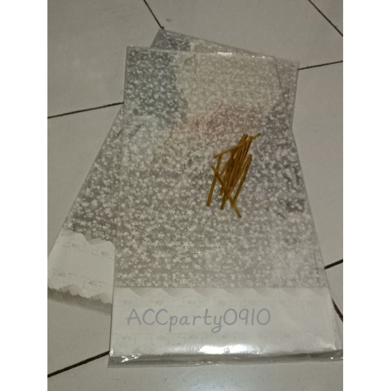 

Opp Souvenir 456cm Plastik Souvenir Opp Flower 12lembar