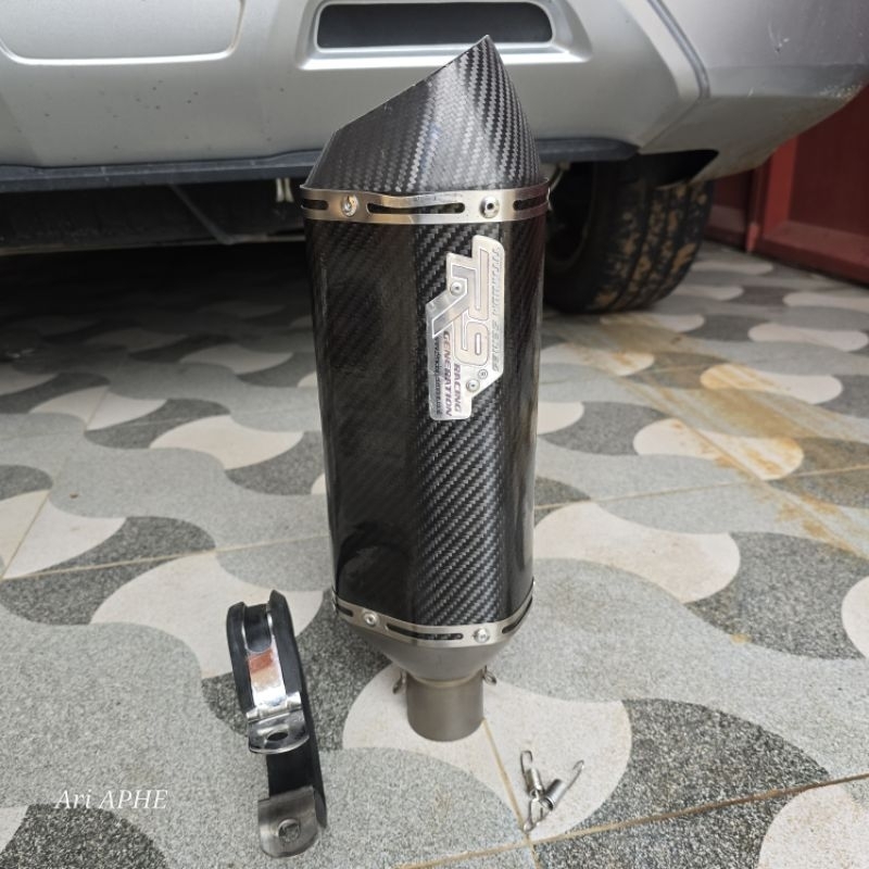 slincer silincer knalpot r9 motegi titanium carbon original