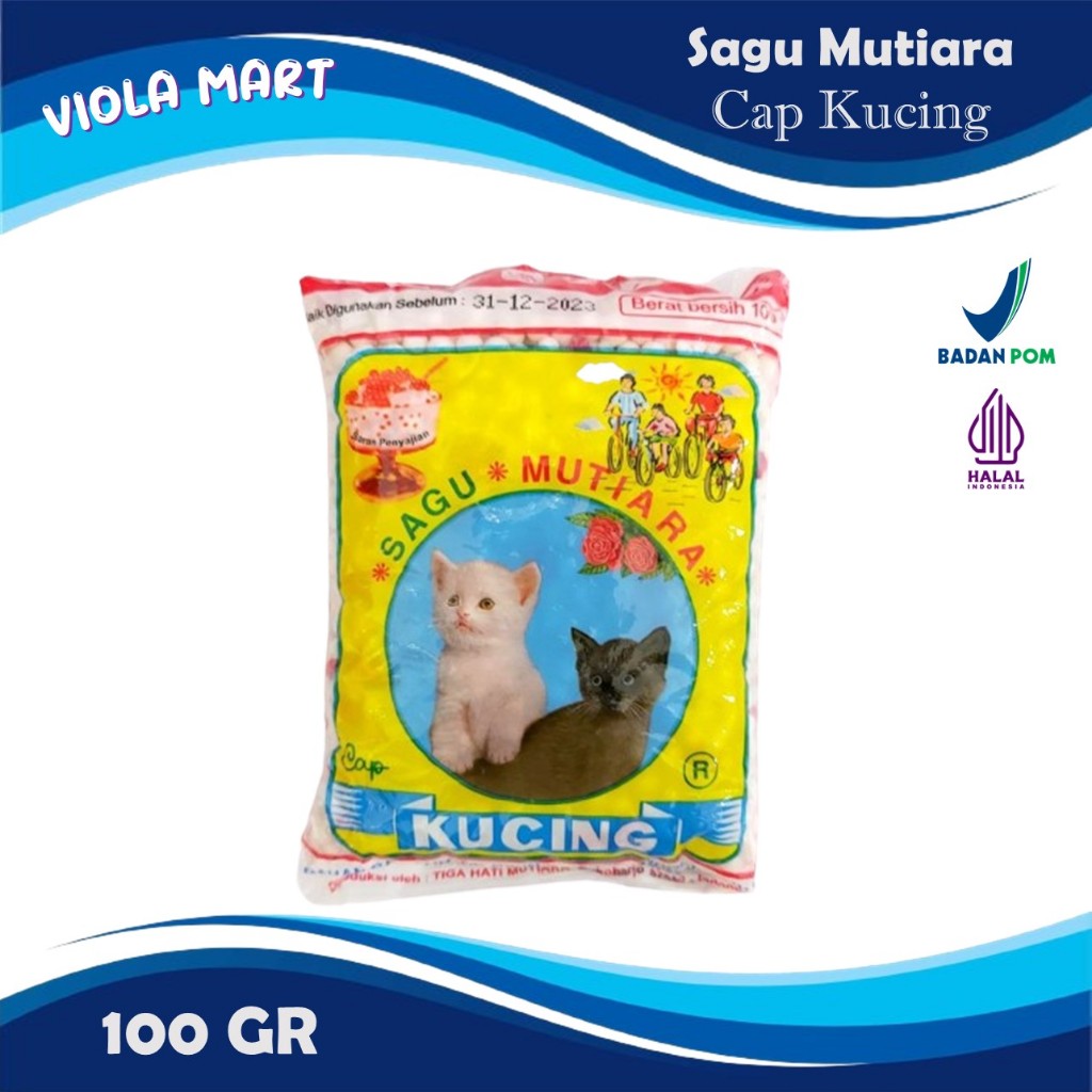 

Sagu Mutiara CAP KUCING (100gr)