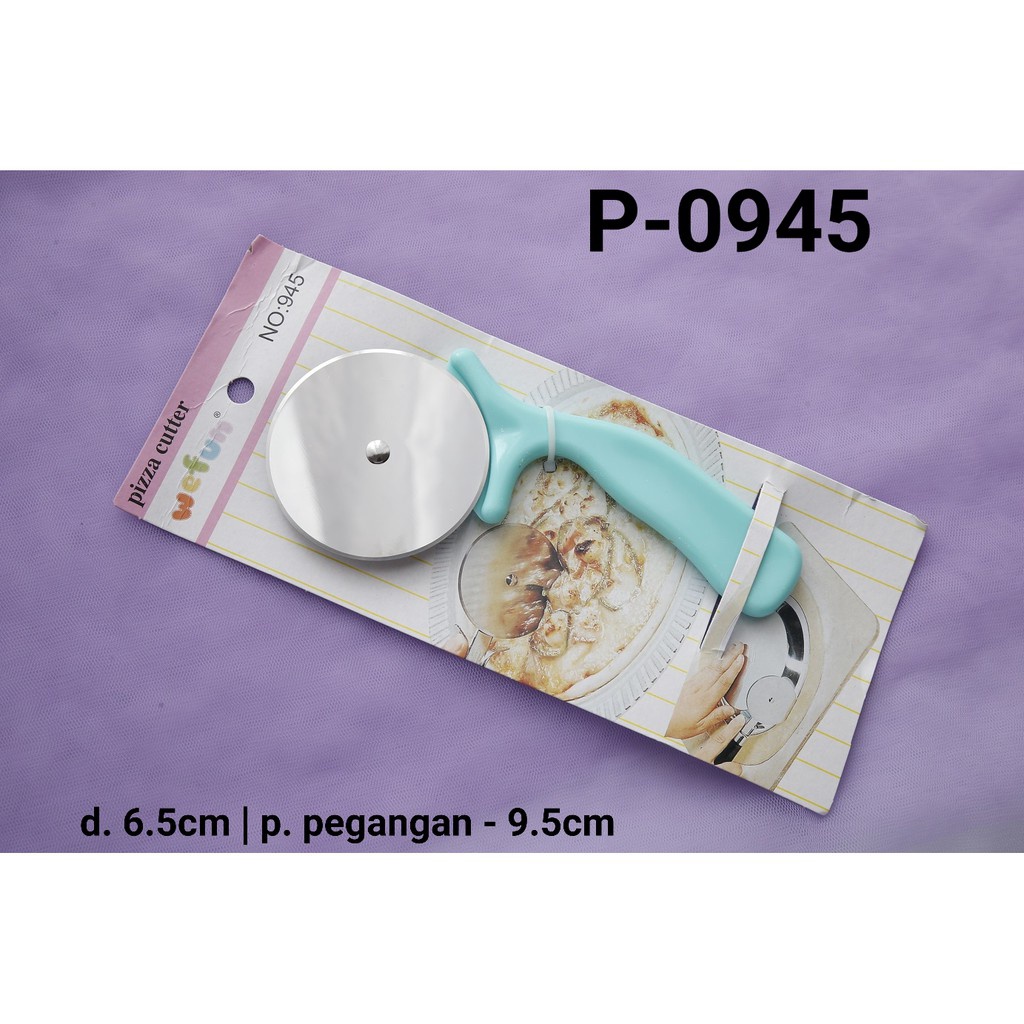 

Diskon Happyshop Pisau pizza cutter fondant round cutter A75