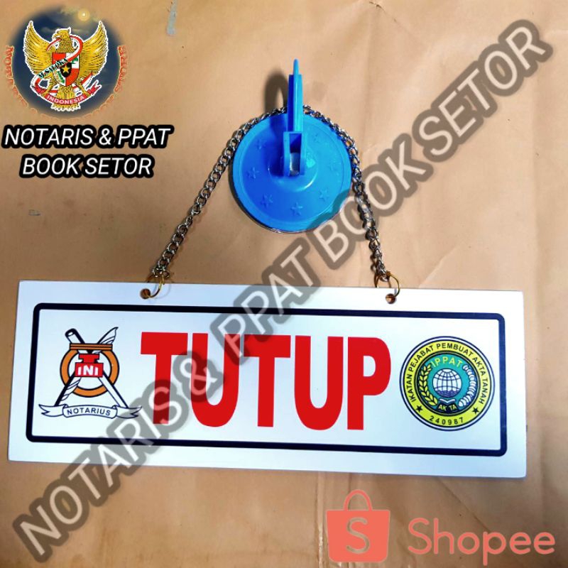SIGN BOARD BUKA TUTUP PINTU