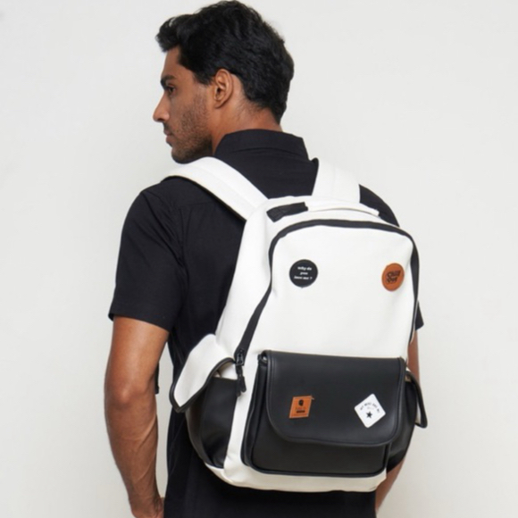 Dhon id Tas ransel ludwig white  waterproof bodypack