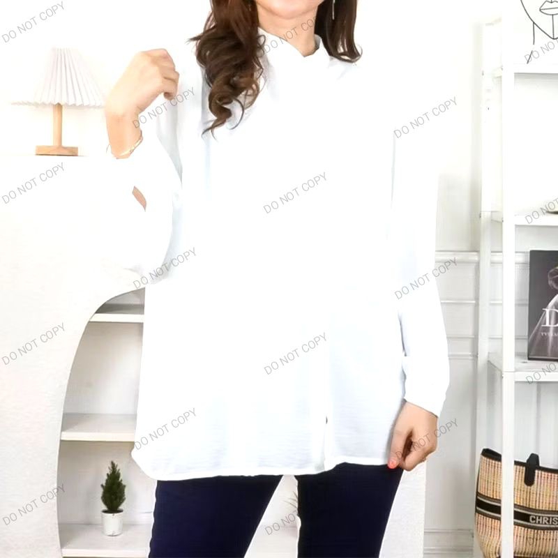 Blouse Reva wanita / Blouse crincle