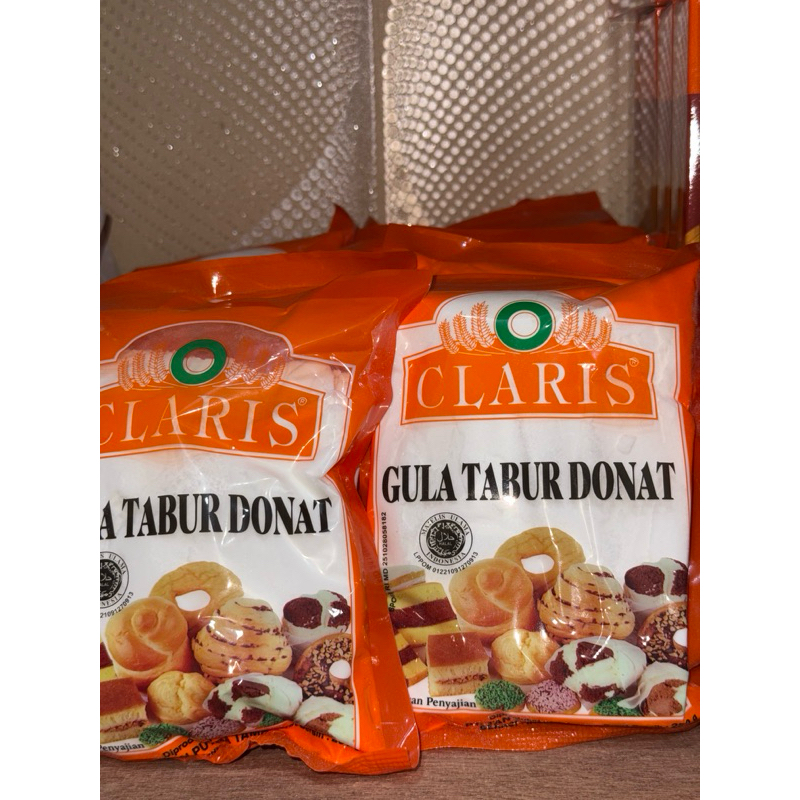 

Claris Gula Tabur Donat 250g / Claris Orange / Gula Halus Dingin