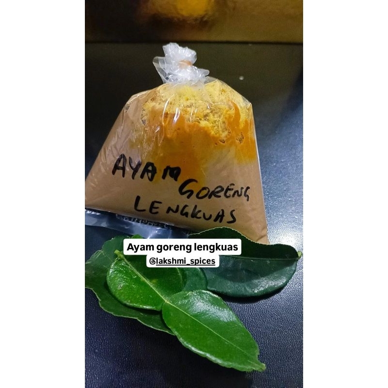 

Bumbu Ayam goreng Lengkuas uk 250 gram