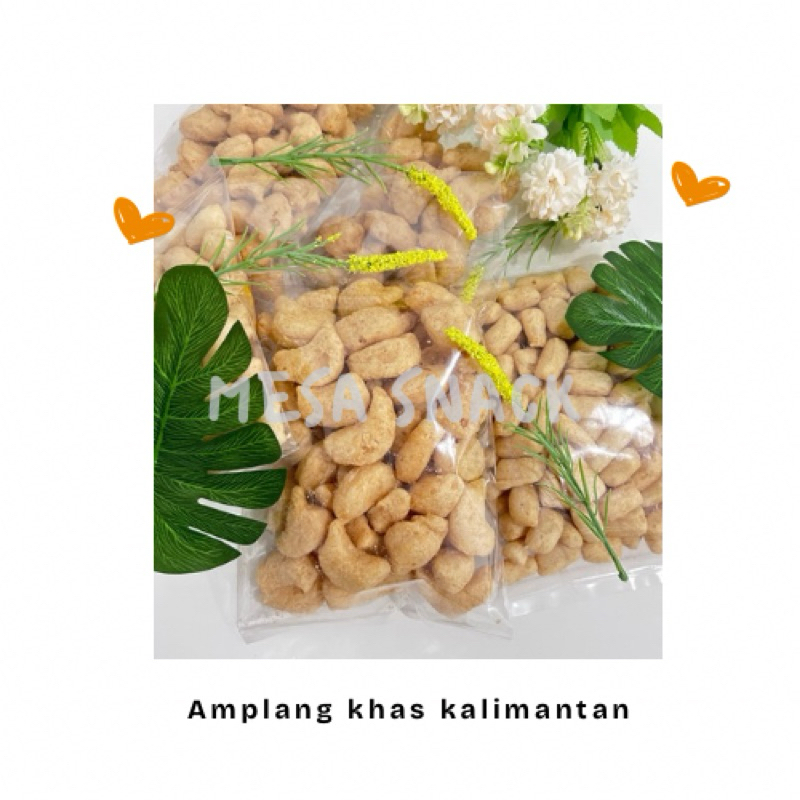

Amplang PREMIUM Khas Kalimantan amplang Ikan Pipih Kuku Macan dan kapsul berat 150gr
