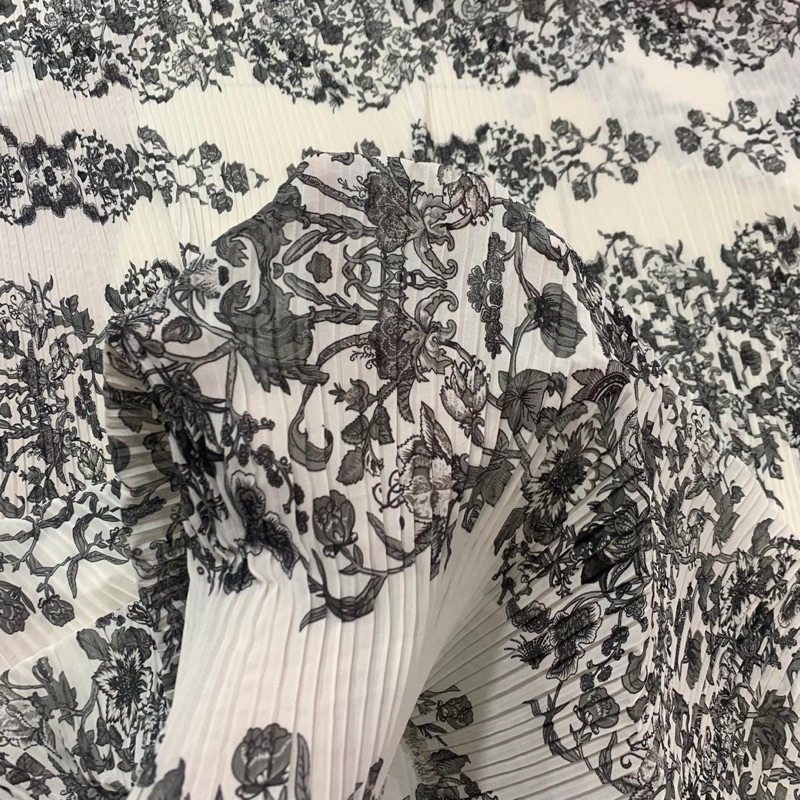 kain plisket ceruty motif - kain pleat ceruty - kain ceruty motif branded - kain plisket gamis butik