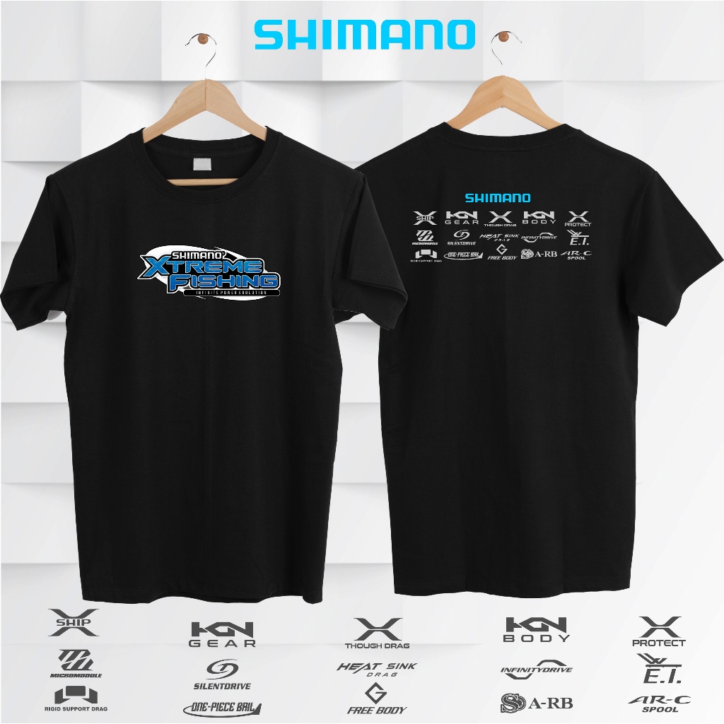 KAOS MANCING  SHIMANO EXTREME FIHING / KAOS MANCING  ANGLER  / JERSEY  MANCING / BAJU MANCING