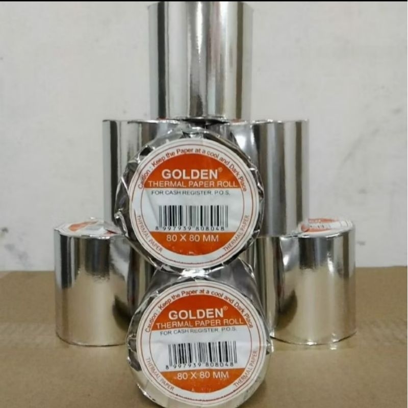 

Kertas Thermal / Kertas Kasir 80x80 mm Golden Premium