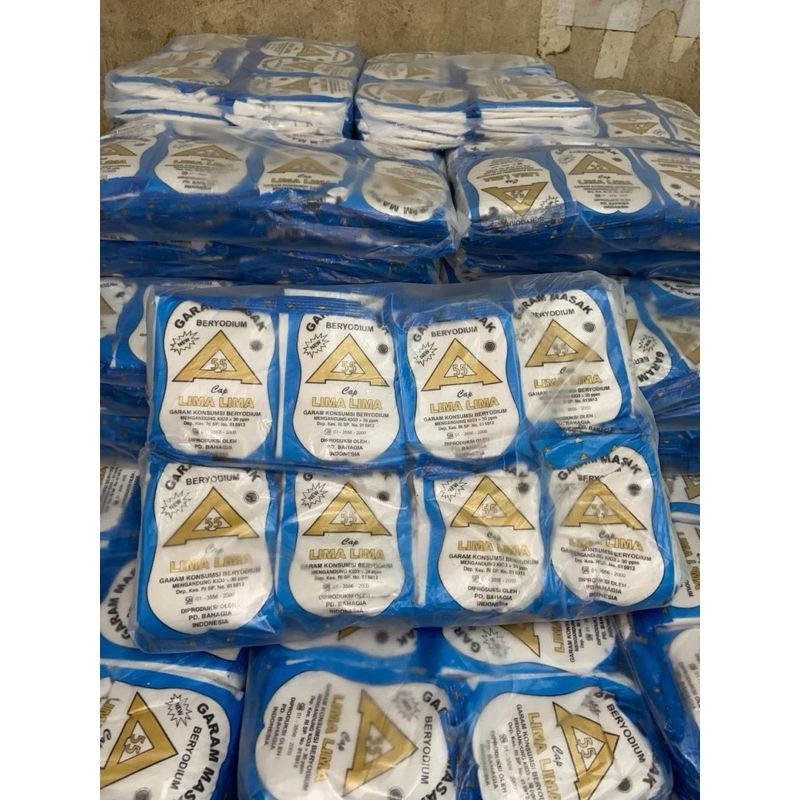 

Murah Garam Dapur Lima-lima isi 30pcs