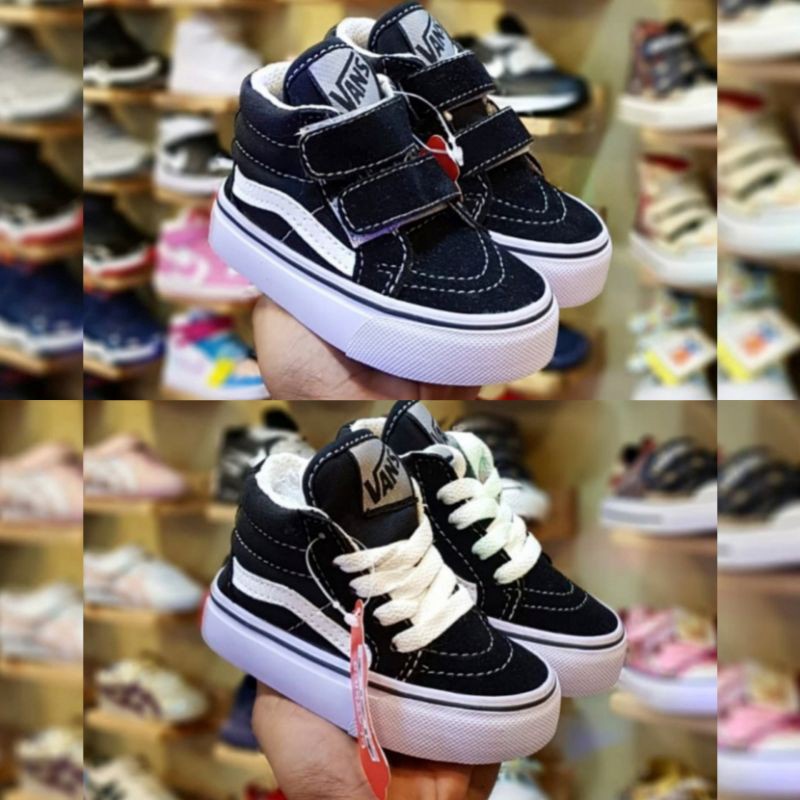 sepatu anak model tinggi lokal grade b2 size it