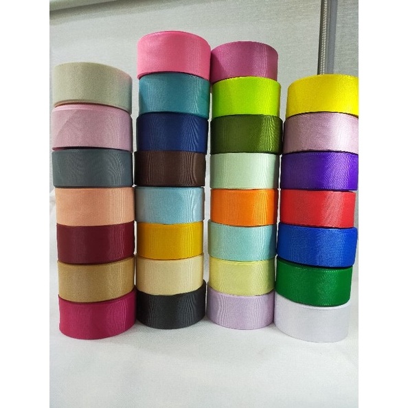 

Pita Grossgrain 4cm pita grossgrain besar 1 12inch 1 Roll 1m2yard pita grosgrain