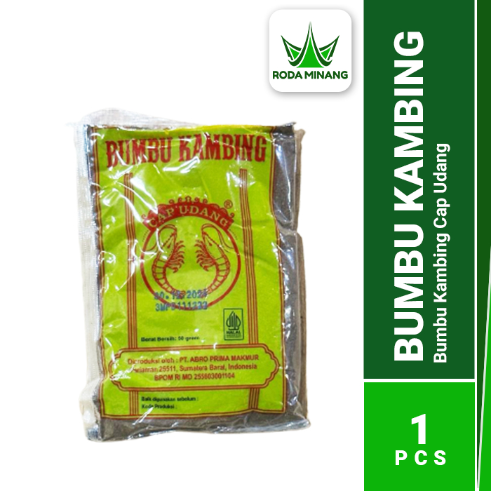 

Bumbu kambing cap udang pemasak rendang gulai - 50 gram