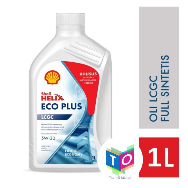 Shell Helix Eco Plus 5W-30 (1liter) Oli Mesin Helix Eco Plus