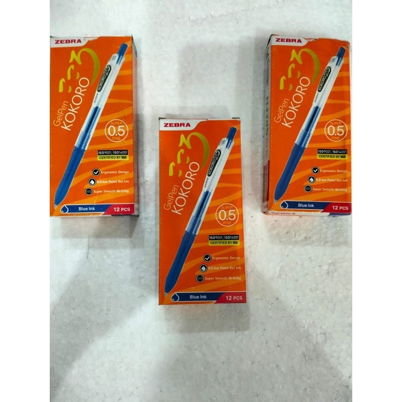 

PEN GEL KOKORO 0,5 hitam merk ZEBRA.PEN GEL KOKORO 0,5 biru merk ZEBRA .PEN GEL KOKORO 0,5 merah merk ZEBRA .PEN GEL CETEK.PEN GEL CLICK