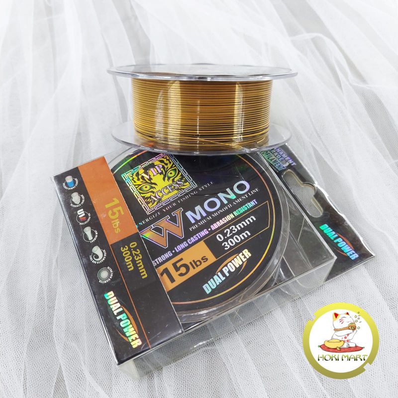 Senar Pancing Dual Power Vip Access FW MONO Nylon 300m