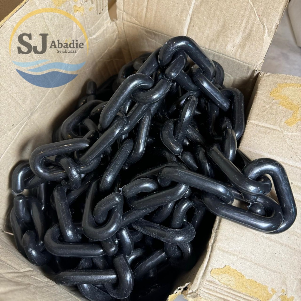 (10 - 20 Meter) GM Rantai Plastik Warna Warni  9-12 mm Plastic Chain | SJ ABADIE |