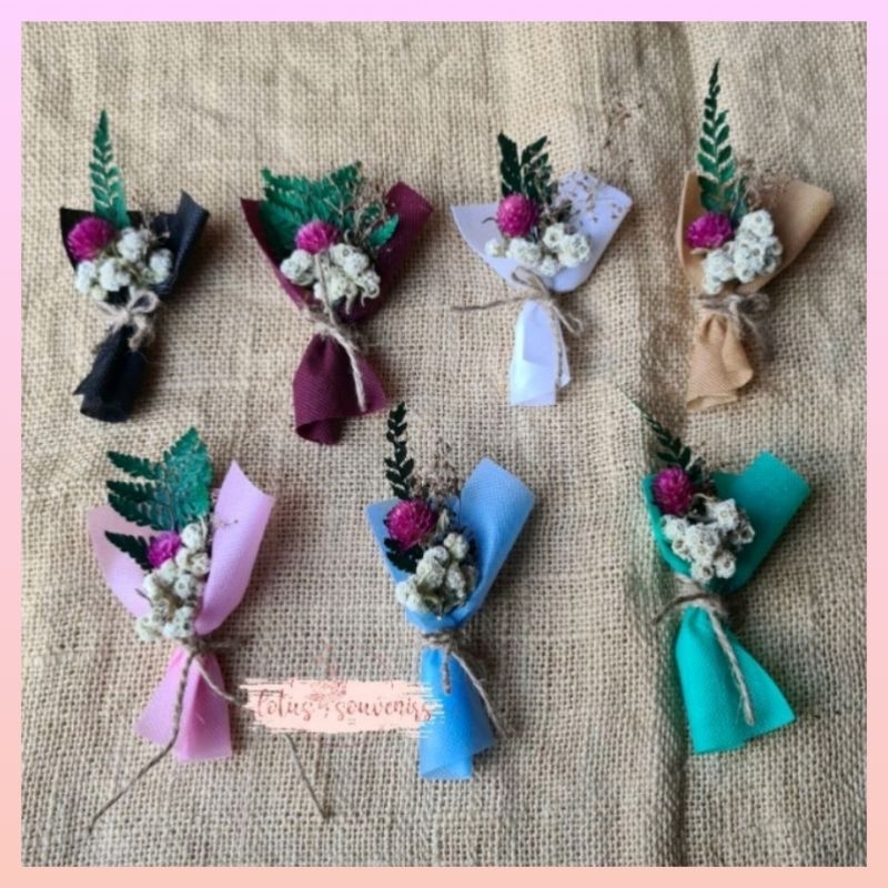 Tiny bouquet | Buket bunga kering mini | Buket hampers | Buket mini edelweiss | Buket edelweiss
