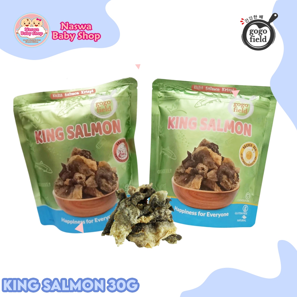 

Gogofield King Salmon Cemilan Kulit Salmon Krispi 30g