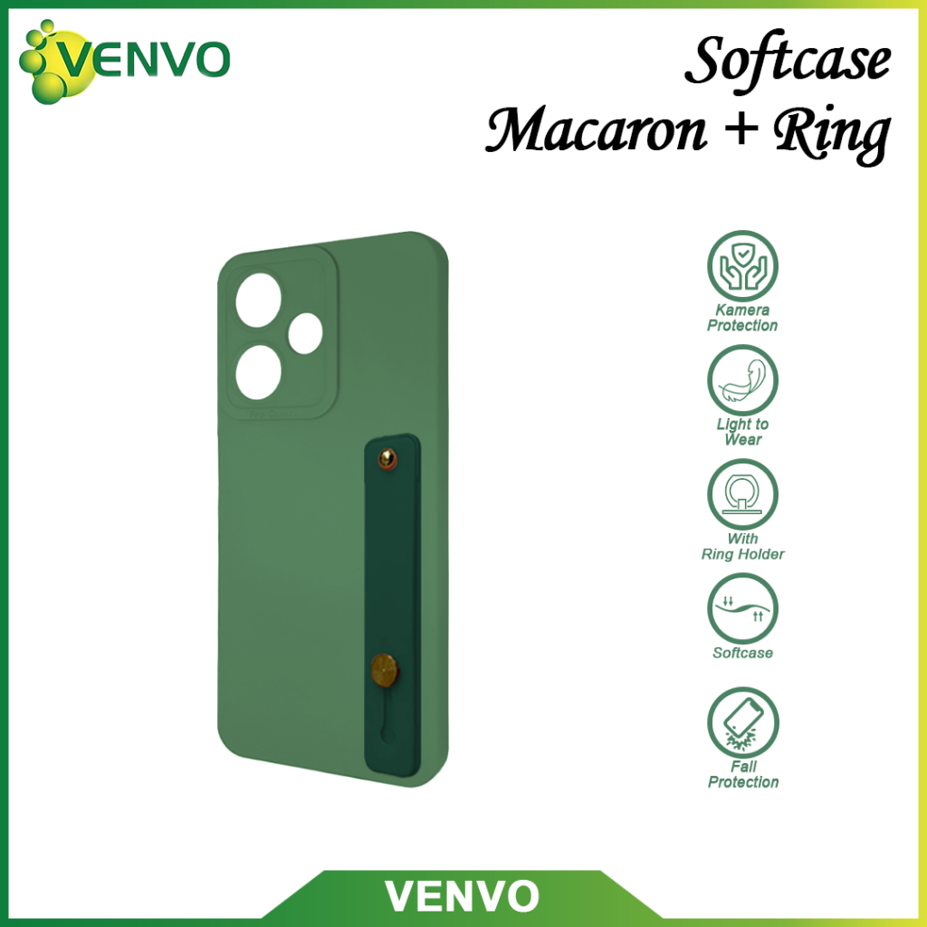 VENVO - VV16 SOFTCASE MACARON + RING Itel A60S A70 P40 4G RS4 S23 S23 Plus
