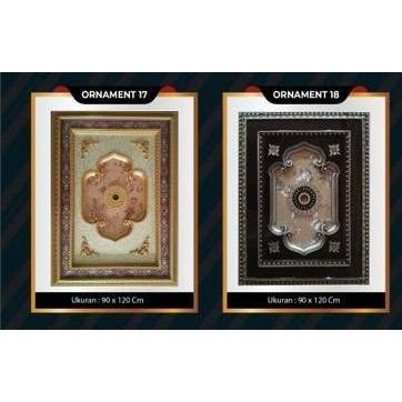 LAMPU ORNAMEN 90 x 120 CM / ORNAMEN LAMPU/ ORNAMEN PLAFON PVC