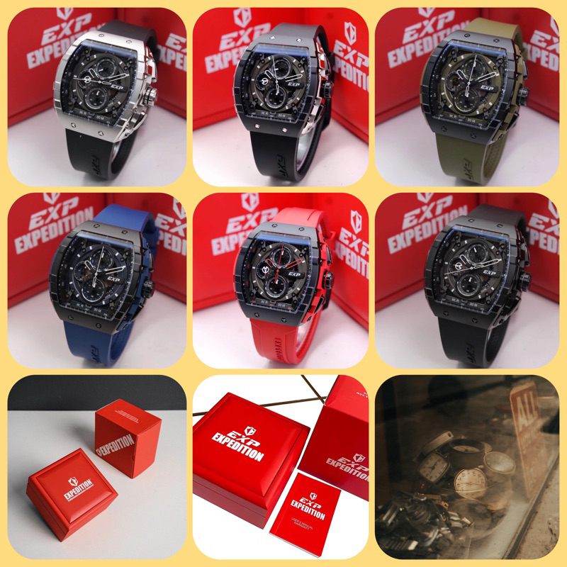 JAM TANGAN PRIA EXPEDITION E 6782 M / E6782 / 6782 ORIGINAL CHRONOGRAPH GARANSI RESMI 1 TAHUN