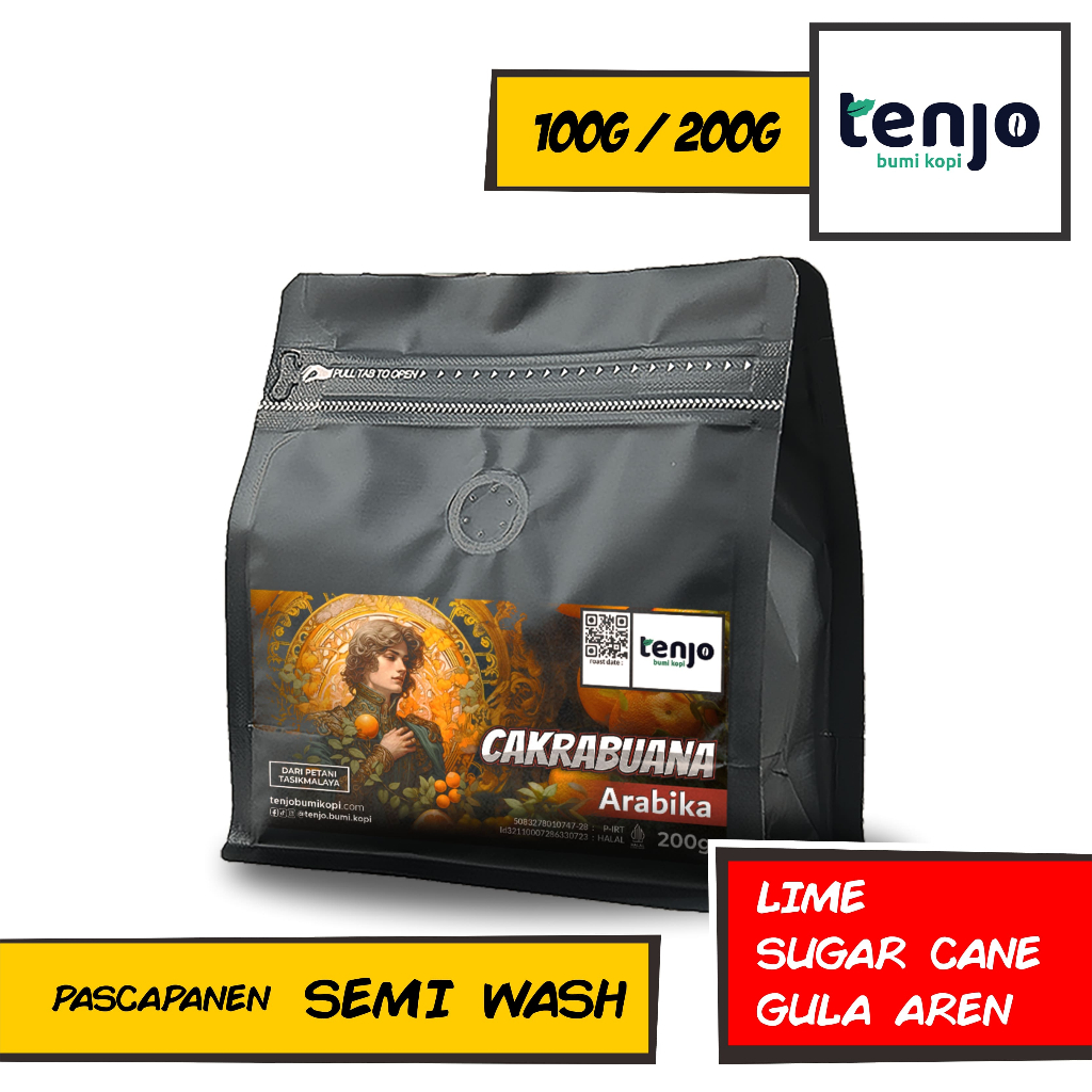 

Kopi Arabika Single Origin Cakrabuana FULLWASH Tasikmalya