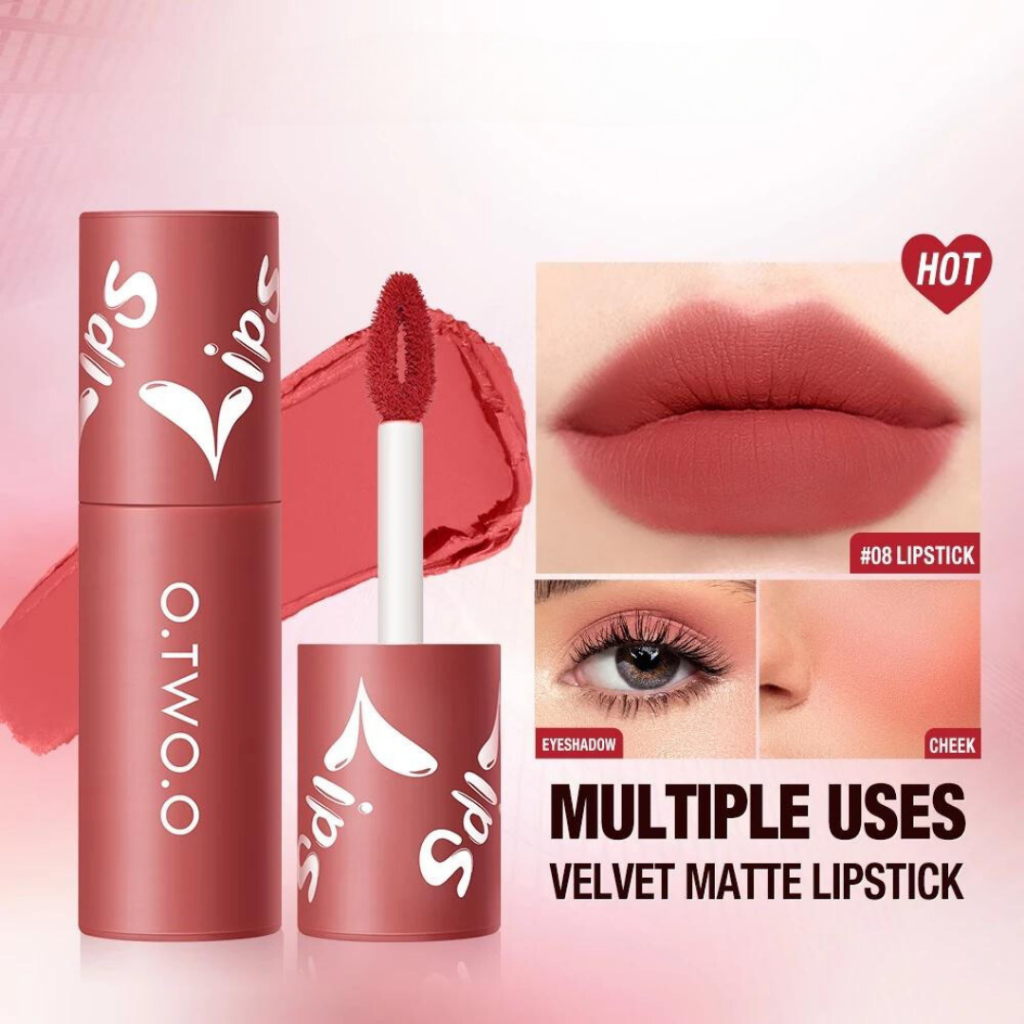 O.TWO.O IN MY BAG Pick Me Up Velvet Matte Liptint Lip & Cheek Mud / Dual-use Lip Clay High Pigmented