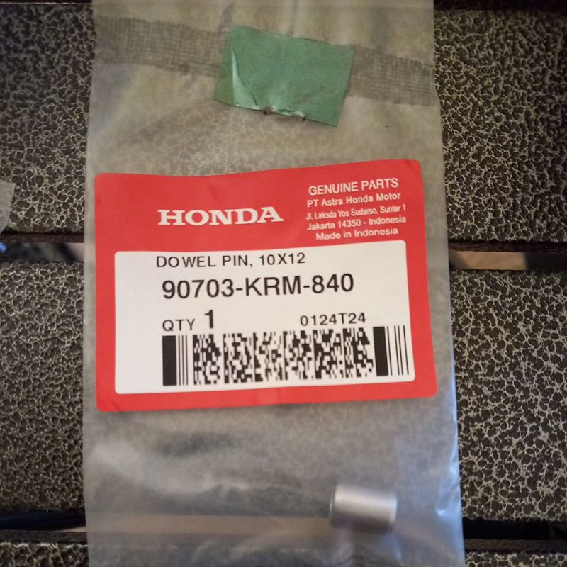 Dowel Pin 10X12 CRF150L Verza Megapro New CB150 Verza 90703KRM840