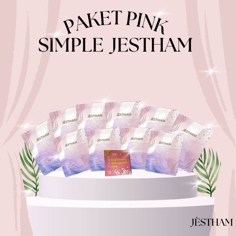 paket pink simple jestham [paket skincare wajah]
