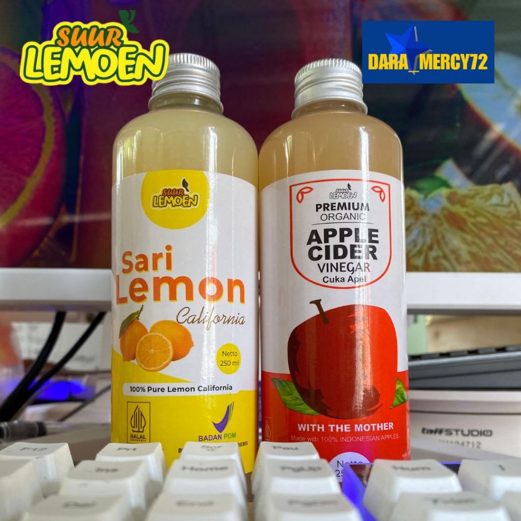 

PAKET 2 DIET-PAKET PENURUN BERAT BADAN-CUKA APEL 250ML-SARI LEMON250-by DM72