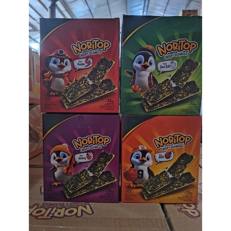 

Nori Crispy isi udang & wijen / Noritop