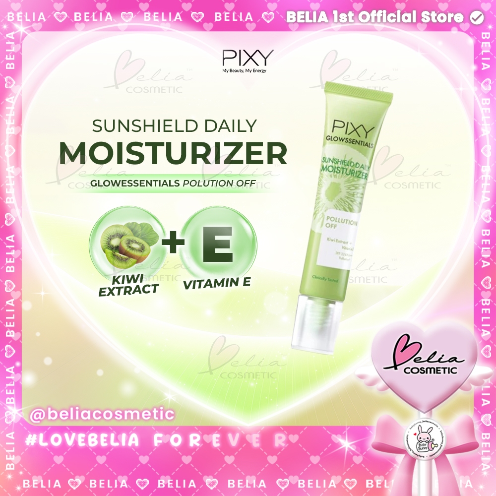 ❤ BELIA ❤ PIXY Glowssentials Sunshield Daily Moisturizer 20gr | Krim Pelembab Wajah Siang Hari Day C