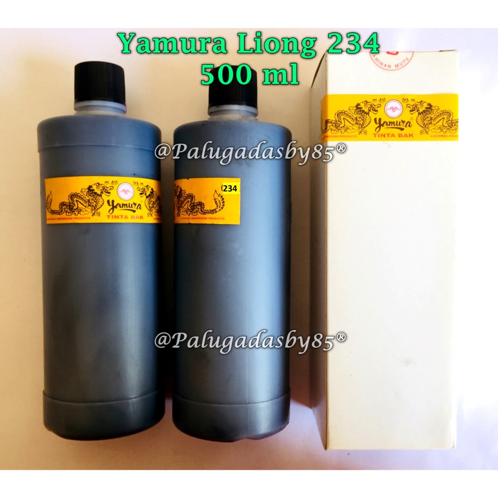 

(1 Botol) Tinta Bak YAMURA 234 500 ml / Tinta Bak Liong 234 500 cc / Chinese Ink Yamura 234 Jumbo / Tinta Cina