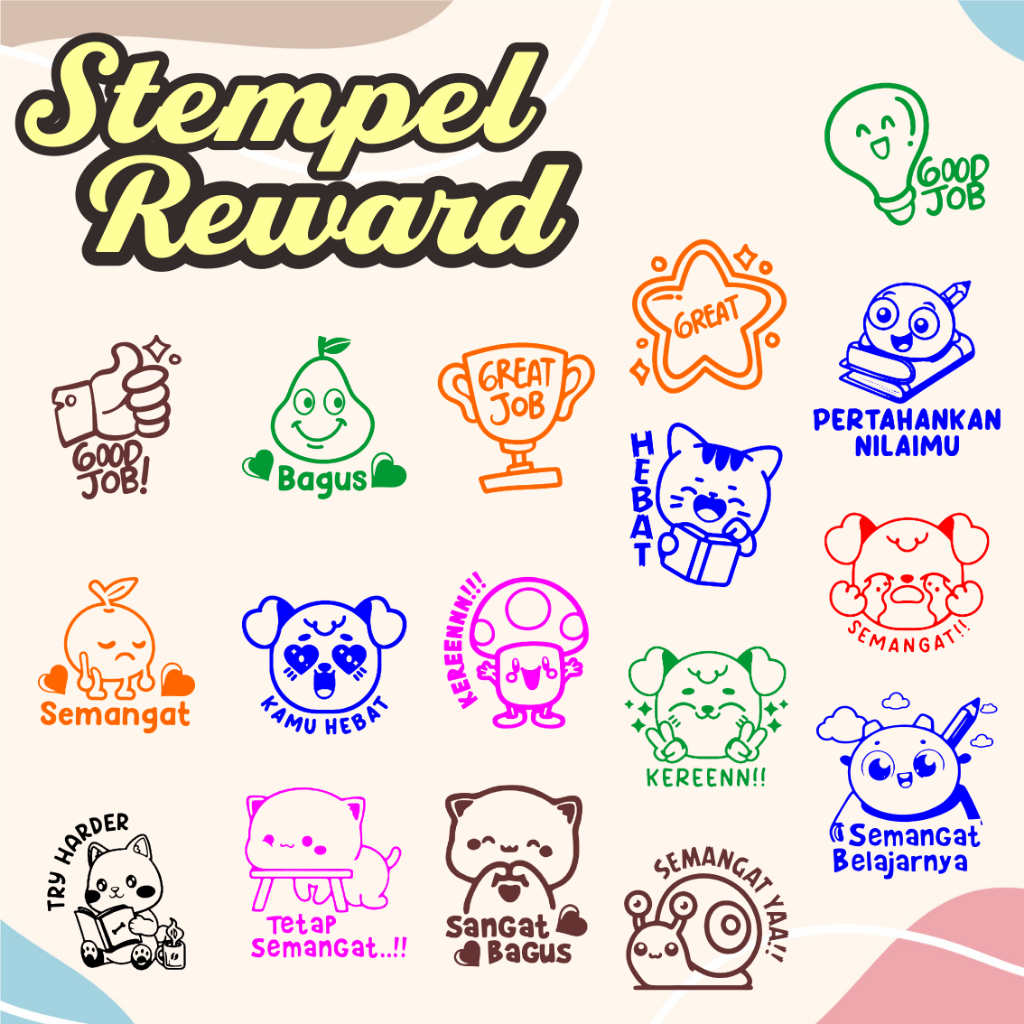 

Stempel Nilai, Stempel Reward, Stempel Apresiasi PAUD / TK / SD
