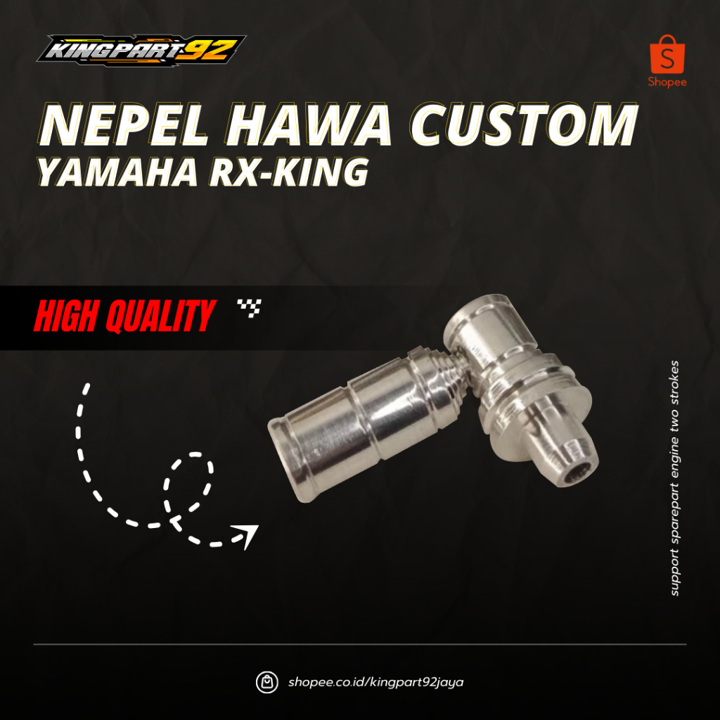 Nepel Selang Hawa Mesin Breather Custom Yamaha Rx King