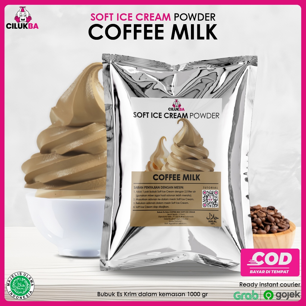 

Cilukba Bubuk Soft Ice Cream Coffee Milk 1kg / Pembuatan Dengan Mesin