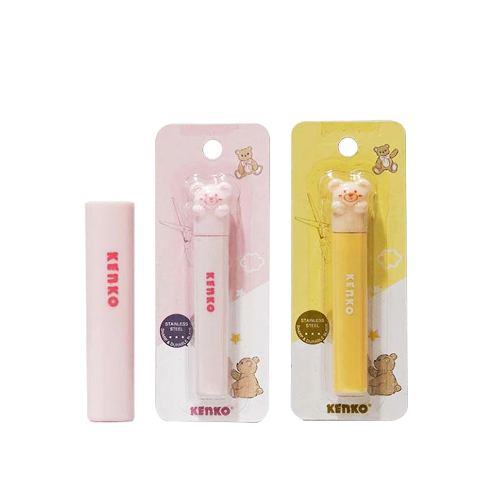 

Gunting Lipat Kenko Bear Pink & Yellow SCF-03P