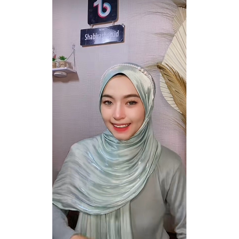 PASHMINA SHIMER SAGE GREEN