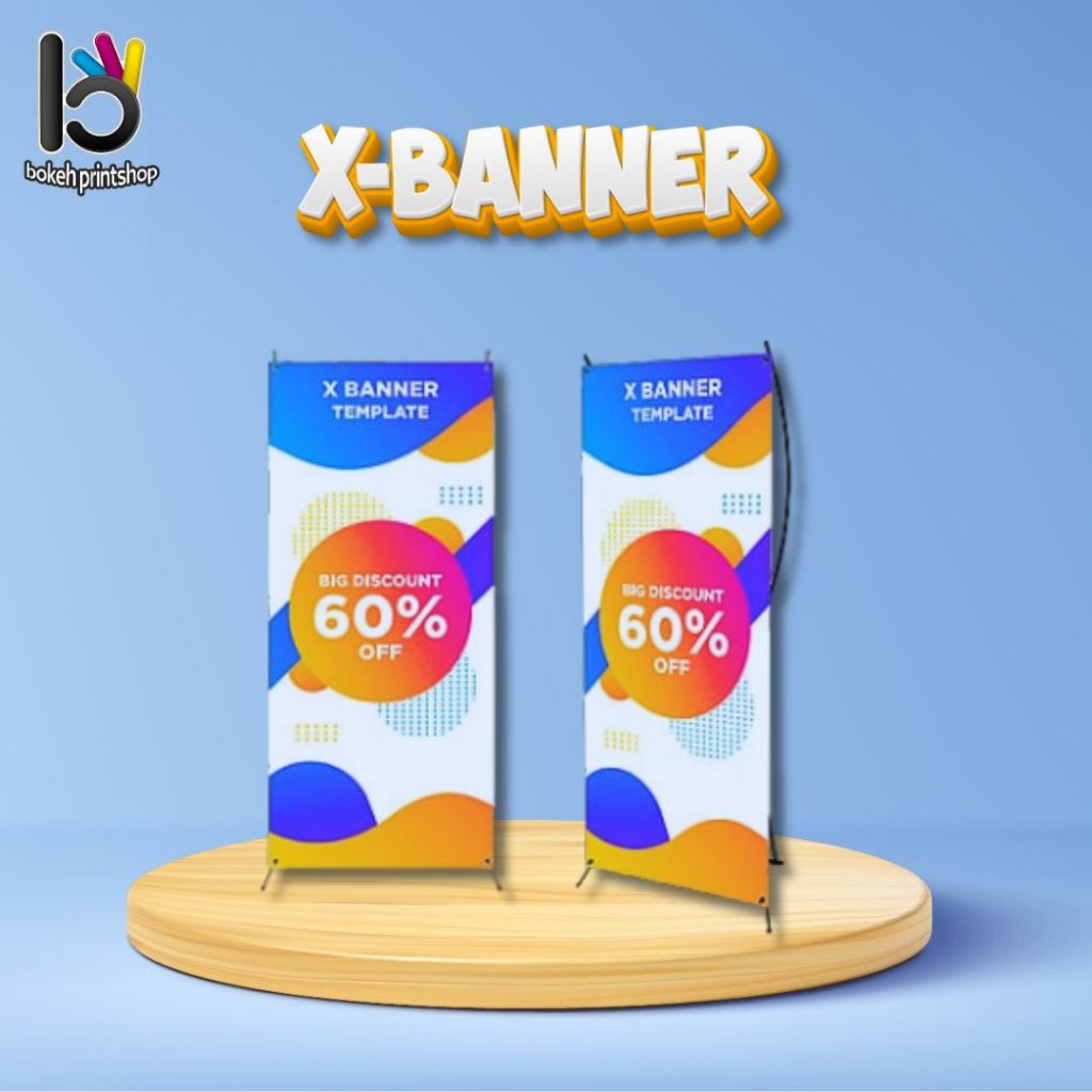 CETAK X BANNER | STAND BANNER | STANDING BANNER