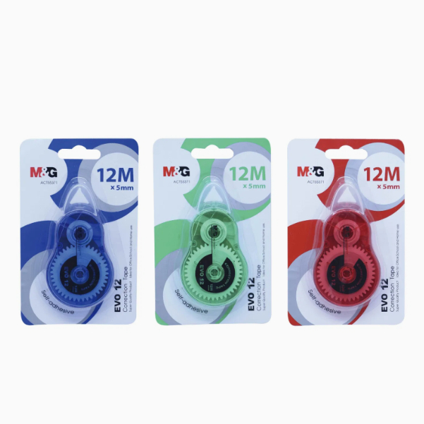 

Correction Tape M&G ACT55371 EVO 12/Pita Koreksi/Tip-Ex Kertas