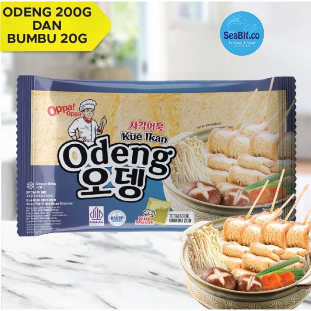 

Oppa Odeng + Bumbu Kuah - Fish Cake Korea Eomuk Odeng Baso Ikan - Seabif