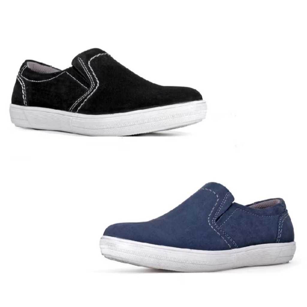 Sepatu Pria Slip On Tanpa Tali Sepatu Santay kasual