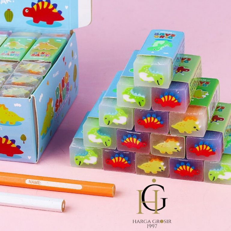 

PENGHAPUS KOTAK MINI MOTIF DINOSAURUS ERASER HAPUSAN LUCU IMUT KADO UNIK BISA COD