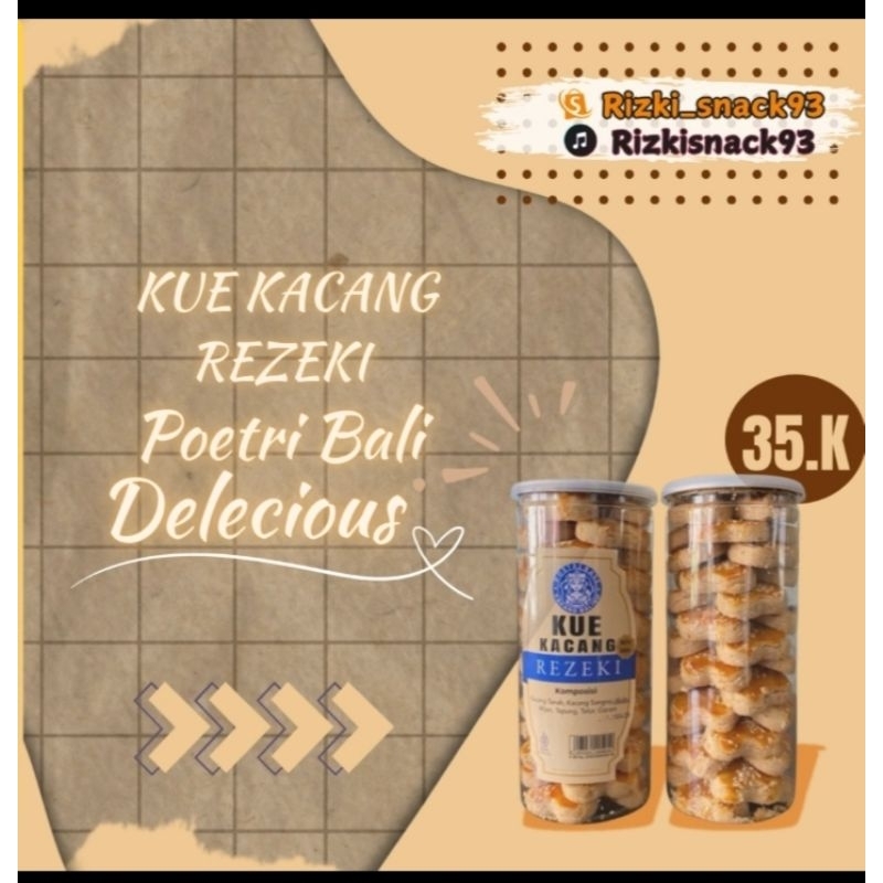 

Kue kacang Rezeki poetri bali 500gr