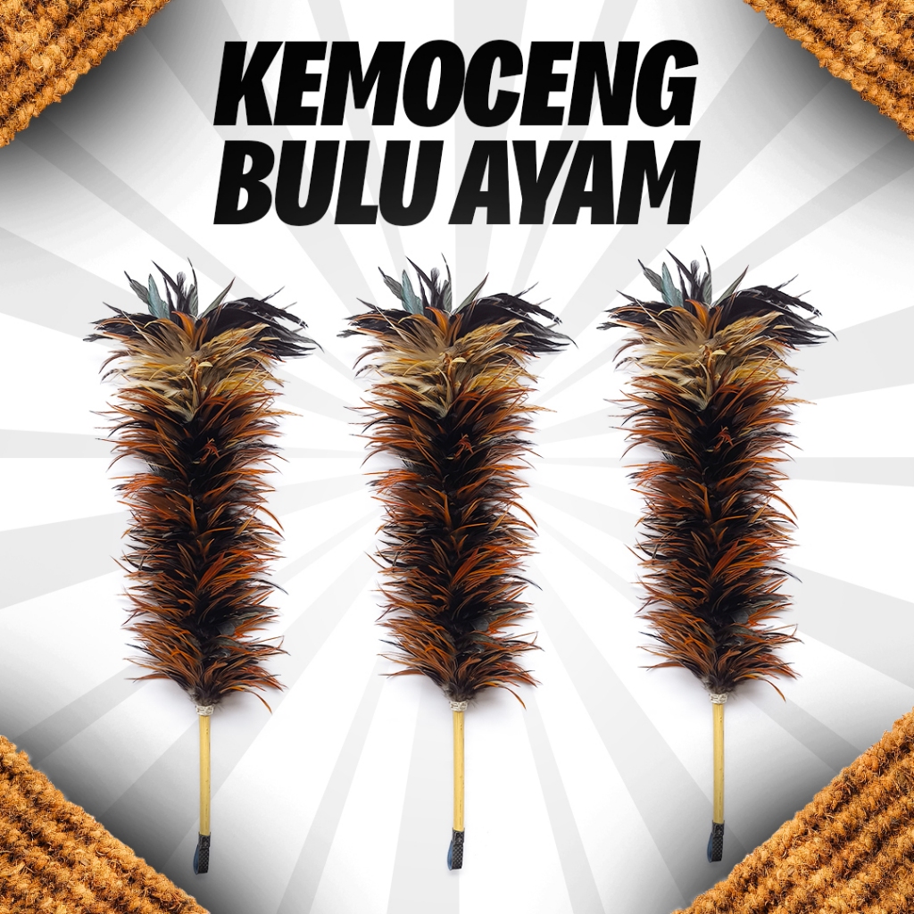 SULAK BULU AYAM JAGO/KEMOCENG BULU AYAM HALUS LEMBUT