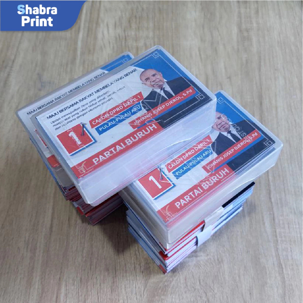 

Kartu Nama caleg / Thank You Card / Business Card Ap 260gr